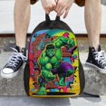 thumbnail image 6 of Green Monster Hero Anime Backpack for Adults, Water Resistant Oxford Bag with 15 Inch Computer Sleeve, 6 of 6