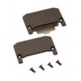 thumbnail image 3 of Jackson 302650313 Dark Bronze Push Pad End Cap Package for 1200 Series Panic Exit Device, 3 of 3
