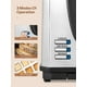 thumbnail image 3 of Carita sonriente Toaster Yabano de acero inoxidable con 4 cortes y 7 ajustes, 3 of 6