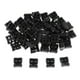 thumbnail image 2 of 100 Unids Plástico Negro Antideslizante Doble Cadena de Cuerdas de Agujero Se Bloquea para Bolsa de Cordón Macarena Pantalones con cierre de cuerda de doble agujero, 2 of 7