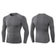 thumbnail image 5 of Camisetas de compresión para hombres Ropa de entrenamiento de compresión para hombres Negro azul gris, 5 of 5