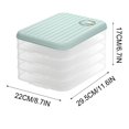 thumbnail image 3 of Boovnll Bento Box, Food Storage Containers Dumpling Organizer Transparent Food Storage Box for Kitchen and Fridge, Bento Box Adult, Bento Box for Kids, Lunch Box Containers, 3 of 6