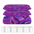 thumbnail image 2 of 3 Pcs Soft Bedding Set, Includes 1 Duvet Cover with Zipper And 2 Pillow Shams,Psychedelic Hippie Purple Tears Queen(90"×90"), 2 of 8