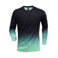 thumbnail image 3 of Daiosportswear Men's Gradient Athletic Shirts Long Sleeve T-Shirts Quick Dry Basic Tees Tops Mint Green XXXL(XXXL), 3 of 5