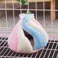 thumbnail image 3 of Flmtop Colorful Cotton Candy Shape Squirrel Small Pet Hammock Warm Sleeping Hanging Bed Multicolor, 3 of 9