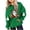 Green, variant on SERTG Children Halloween Printed Hooded Tops Long Sleeved Sweatshirt with Pockets Fleece Top Hooded Sweatshirt for Girls 3-14 Years(Black,5-6 Years)