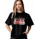 thumbnail image 1 of Women's T-Shirt,Short Sleeve Tee Shirts Casual Tops Cute Cats Valentine's Day Crewneck T Shirt for Women, 1 of 8