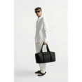 thumbnail image 6 of Zara Textured Duffle Bag with Strap for Men Technical Fabric Exterior - Black, 6 of 9