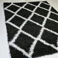 thumbnail image 2 of Ladole Rugs Dark Grey White Indoor Solid Plain Shag Soft Area Rug Mat Carpet Runner for Living Bed room Entry way Patio Small Medium Large Non Slip Skid Size 3x5. 4x6 5 x 8 7 x 10 9 by 12 11 feet ft, 2 of 4