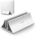 thumbnail image 1 of LENTION Aluminum Space-Saving Vertical Desktop Stand Compatible MacBook,Surface Book,Surface Book and 11 to 17-inch Laptops, 1 of 7
