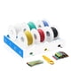 thumbnail image 1 of Cable de alambre eléctrico de calibre 18 - HuLuWa 18 AWG Kit de alambre de conexión 6 colores (4 metros cada uno) Alambre de cobre estañado trenzado para bricolaje, lámparas, electrodomésticos, etc, 1 of 15