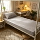 thumbnail image 4 of 78.74x35.43in Singles Fitted Sheet For Student Dormitories Piece Snon-sliped Fixed Bed Cover Protective Bed Cover Soft Fibers Suitable For Sleeping Naked, 4 of 6