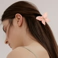 thumbnail image 4 of Pinces à Cheveux Papillon 6 Pcs Fausse Perle Pinces à Mâchoires Barrettes Attrape-Cheveux, 4 of 10