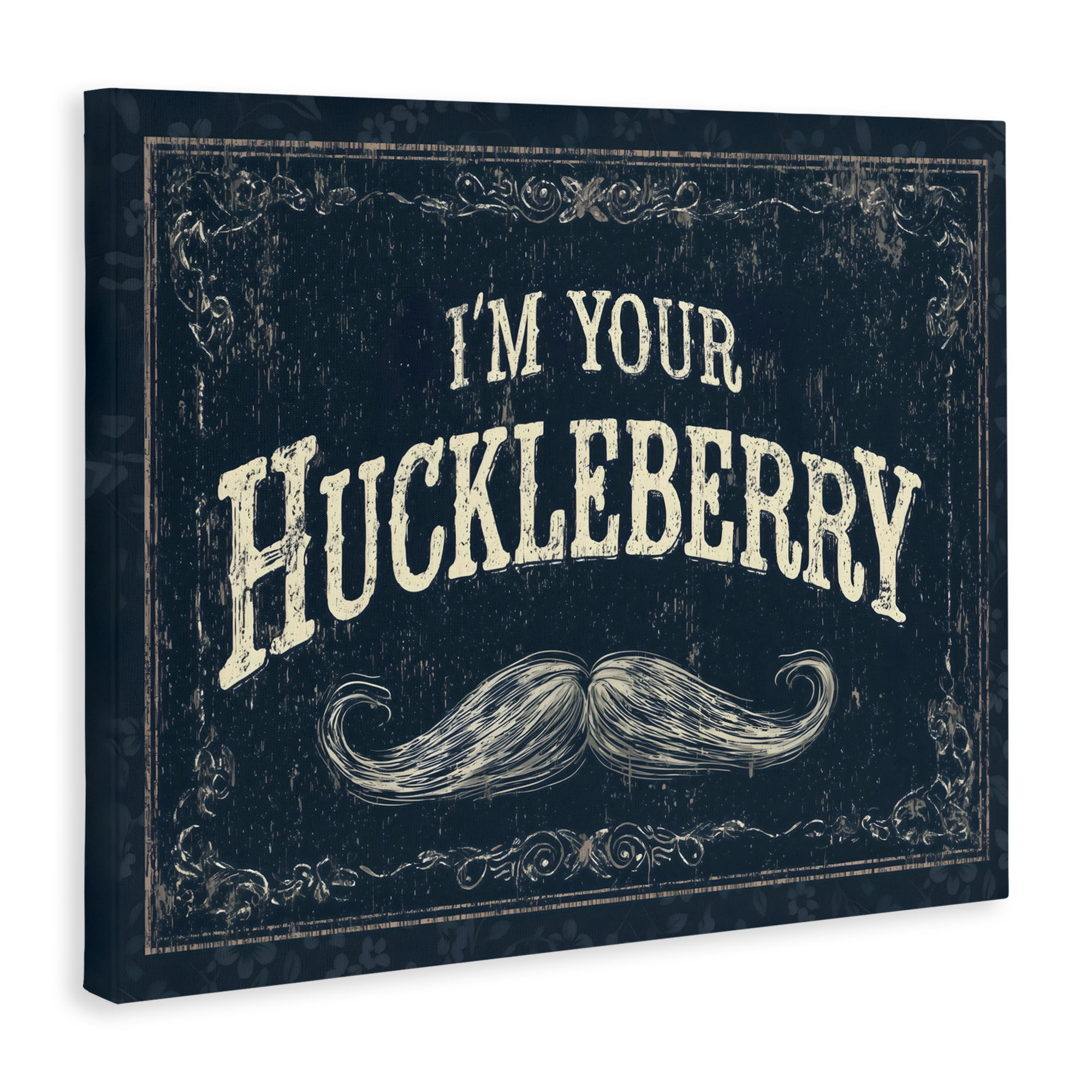 Stupell Industries I'm Your Huckleberry Canvas Wall Art, design by Arlington Prints