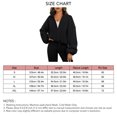 thumbnail image 5 of Sudadera de Lana Con Cremallera para Mujer, Sudadera Recortada Informal de manga Larga Con Cuello Levantado y Cordón de color Puro, Cintura Elérica, 5 of 5