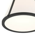 thumbnail image 5 of Crystorama Fulton 1 Light Black Semi Flush Mount, 5 of 5