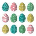 thumbnail image 2 of Aqestyerly Easter Wall Sticker Set-Self-Adhesive,Removable Decorative Stickers for Festive Holiday Home Decor, 2 of 6