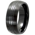 thumbnail image 1 of Ceramic Band Ring Size - 9, Black, 1 of 1