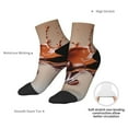 thumbnail image 6 of Pofeuu Coffee Beans Chocolate Splash Print 30cm Socks, Adult Running Hiking Socks for Youth and Adult, 6 of 7