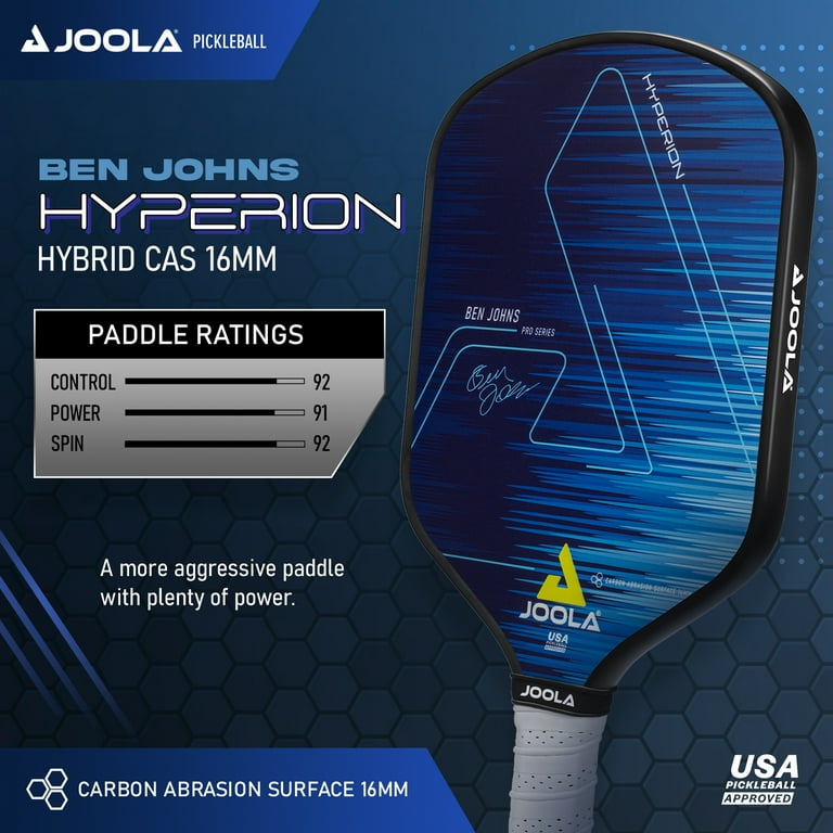 Raquette De Pickleball JOOLA Ben Johns Hyperion CAS 13.5 – Contrôle Et Spin Max