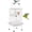 White, variant on Wisykoke 67-Inch Playtop Wrought Iron Large Parrot Bird Cages with Rolling Stand for Cockatiels Parrot Quaker Conure Parakeet Lovebird Canary Small Medium Parrot Cage Birdcage