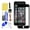 Black, variant on Durable Phone Screen Digitizer Replacement Tool Kit for iPhone 7/7p/8/8p/se2