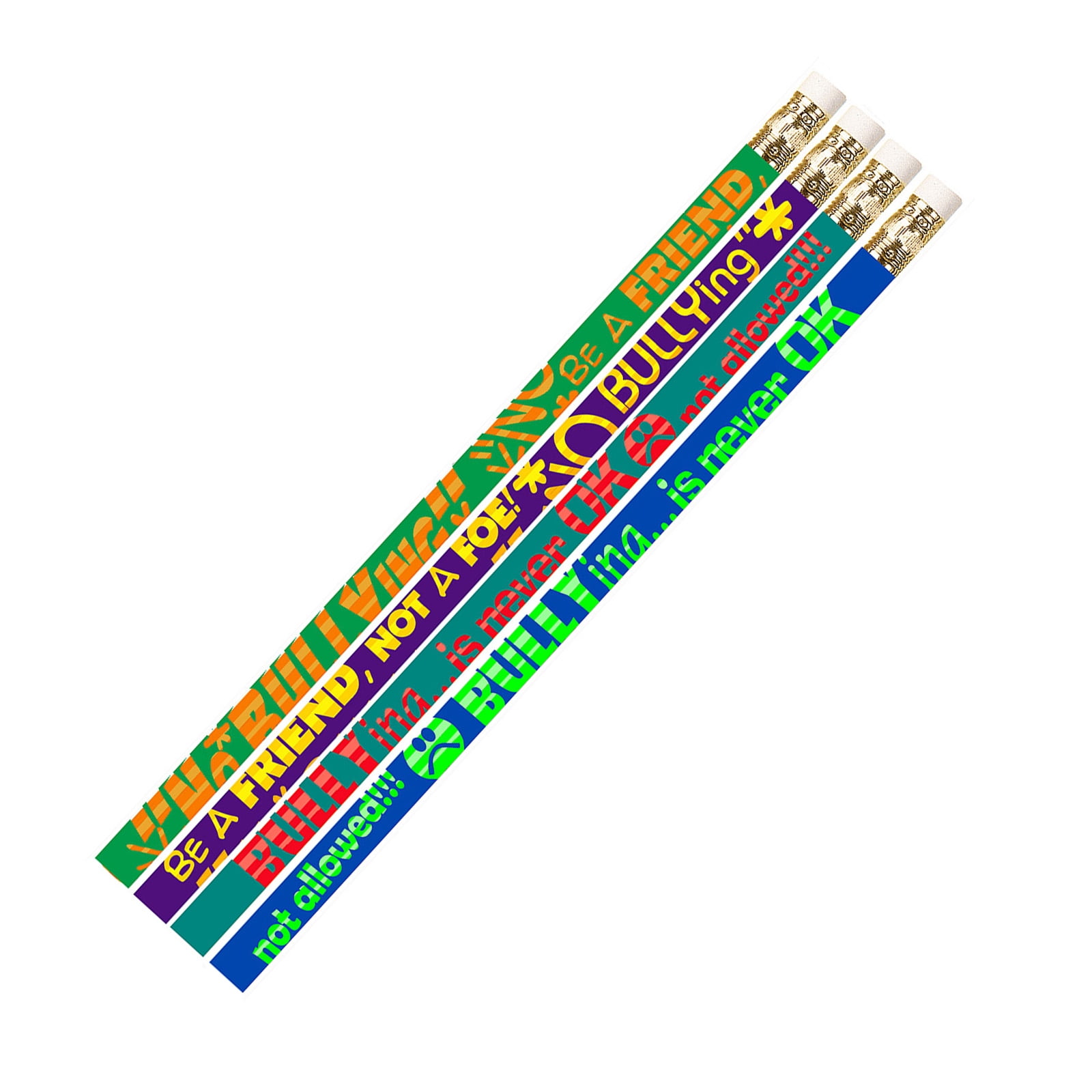 Musgrave Pencil Company No Bullying Motivational Pencils, Pack of 144