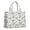 White Buffalo Skull, variant on Large Capacity Tote Bag,White Highland Cow Sunflower Hat Pattern Handbag Fashion Luxury Tote Bag,15.7"x13"x 5.1" Inches,Laptop Compatible