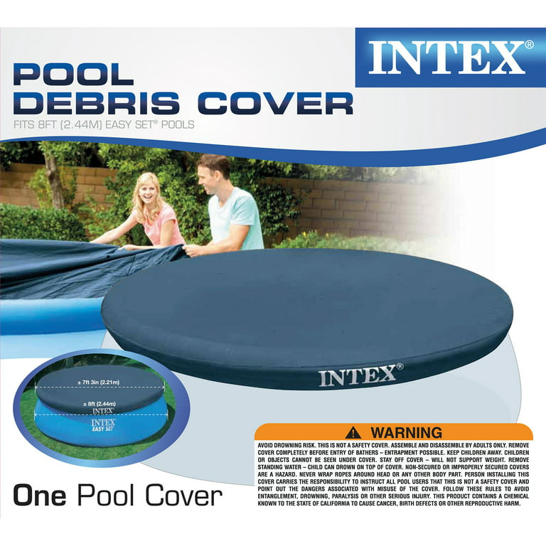 Intex Easy Set 8' x 30" Inflatable Round Pool & Protective - Walmart.com