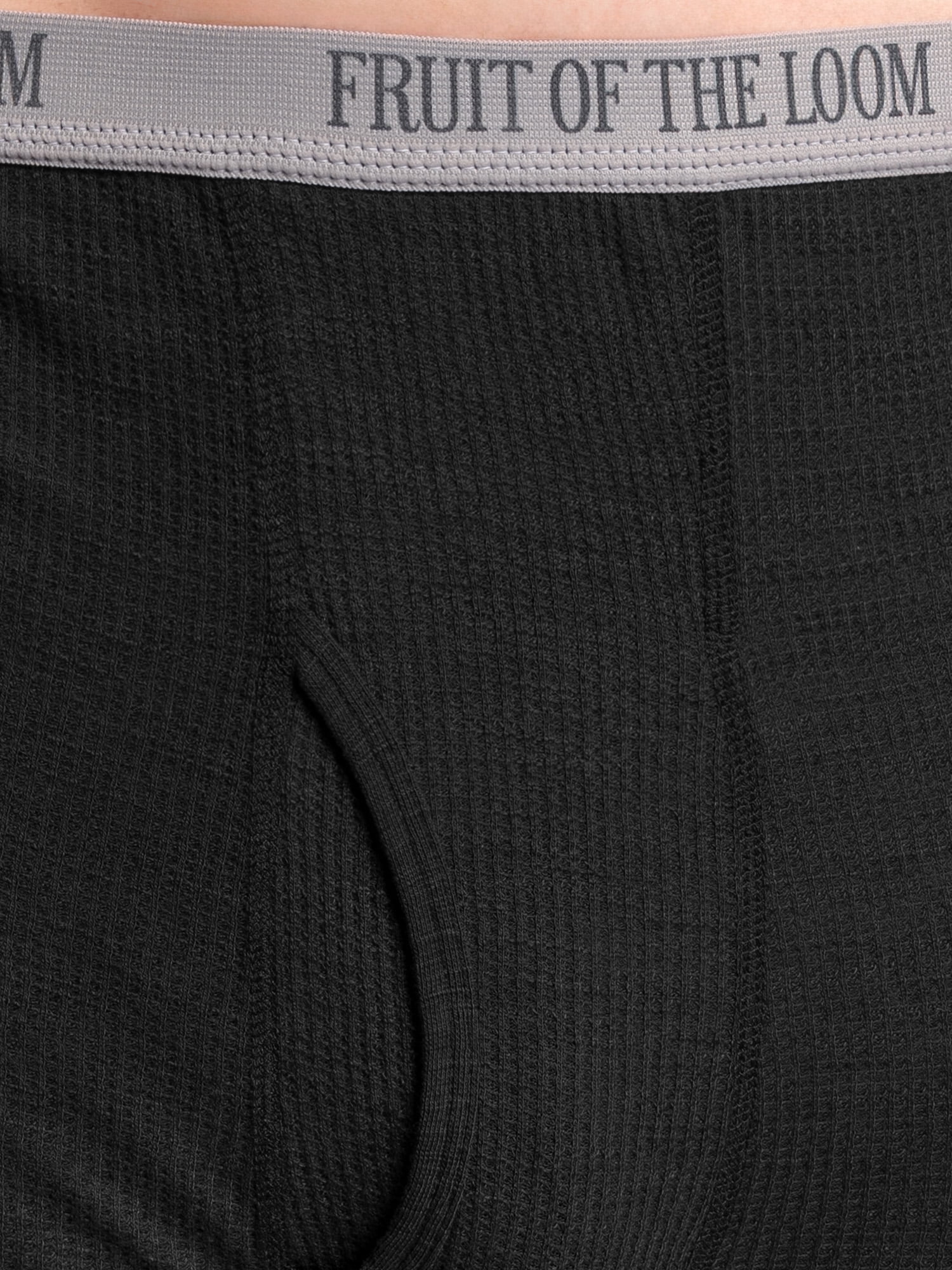 Fruit of the Loom Men's Slub Waffle Thermal Underwear Bottom, Sizes S-5XL