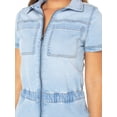 thumbnail image 4 of Celebrity Pink Juniors Short Sleeve Zip Front Boilersuit, Sizes XXS-XXXL, 4 of 4