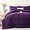 Dark Purple, variant on Queen Comforter Set, 7Pcs Bedding Sets Queen Dark Purple, All Season Down Alternative Bed in a Bag Queen with Comforter, Flat Sheet, Fitted Sheet, 2 Pillow Shams & 2 Pillowcases