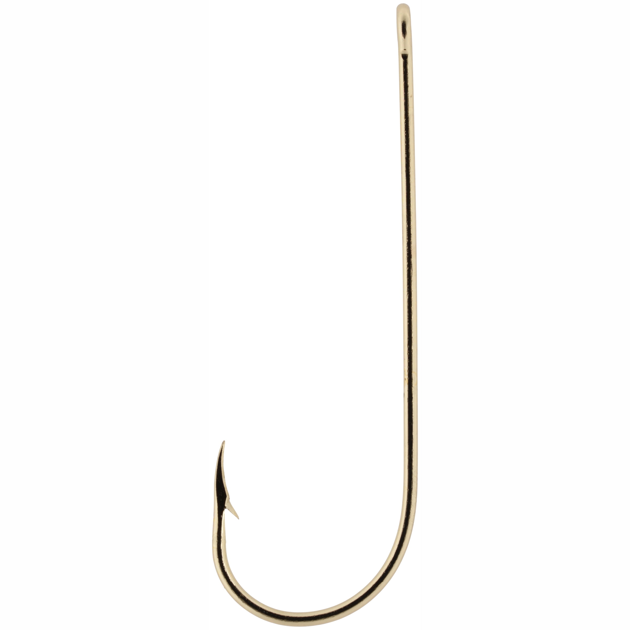 (2 pack) Eagle Claw 202FH-1/0 Light Wire Panfish Aberdeen Hook, Size 1/0