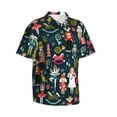 thumbnail image 2 of Nutcracker Ballet Hawaiian Shirts For Men, Summer Short-Sleeve Relaxed-Fit Button-Down Shirts Large, 2 of 9