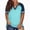 Blue, variant on V-Neck Striped Short Sleeve Pullover Blouse for Women Plus Size Women's Color Block Tops Personality leisure Club, Date Night & Vacation XXXXXL XXXXXL