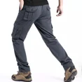 thumbnail image 3 of Big & Tall Straight Stretch Cargo Pants Four Utility Pockets Daily Work Pants S-XXL, 3 of 8