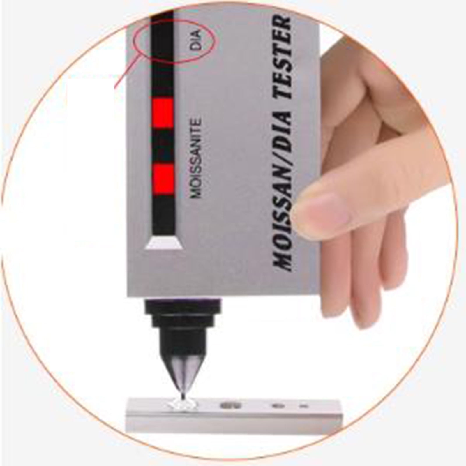 Portable Diamond Tester Selector Kit, Electronic Diamond Testing Device For Novices & Experts, Professional Gem & Metal Identification Tool For Diamond Jewelers