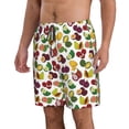 thumbnail image 2 of Naloa Colorful Fruits Men's Beach Shorts, Surfing shorts, Swim trunks, Quick Dry Swim Trunks for Surfing Beach Fun - Large, 2 of 9