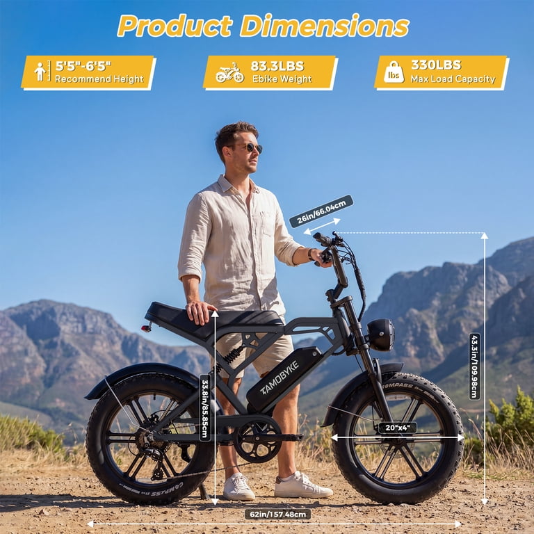 2020 electric bicycle Dahon K-feather 16 Folding Bike Yellow One Size / 120Wh which instantly propels the bike so that you can enjoy a free ride Ecotric Leopard Electric Mountain Bike
