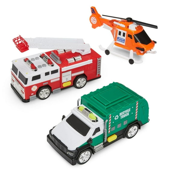 Adventure Force Pack de 3 Mini Véhicules