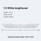 thumbnail image 3 of Floor Sweeper Threshold Bars Supports 1.5-1.9cm Threshold White, 3 of 5