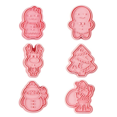 

3D Cartoon Bakeware Tools Sugarcraft Mould Cake Mold Christmas Theme Shape Environmentally Gift Food-grade Plastic