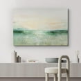 thumbnail image 2 of PixonSign Canvas Print Wall Art Emerald Green Field at Dawn Nature Wilderness Illustrations Fine Art Decorative Farmhouse/Country Relax/Calm/Cozy Multicolor Zen for Bedroom - 32"x48", 2 of 5