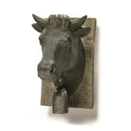 UPC 714439692117 product image for Sagebrook Home Cow Head With Bell Wall Plaque | upcitemdb.com