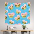 thumbnail image 3 of Bingfone Polyester Fabric Tapestry Avocado Lovers Wall Hanging Tapestry,Daily Decorative Tapestry For Bedroom Living Room Dorm 60l X 51w Inches, 3 of 9
