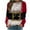 B, variant on YABCSAZ Ugly Christmas Sweater for Women Sweatshirt Fleece Long Sleeve T Shirts Casual Loose Warm Pullover Oversize T Shirts Christmas Tree Snowflakes Reindeer Santa Claus Tops for Xmas Party