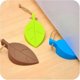 thumbnail image 4 of Jinyi Door Stopper Wed Finr Protector Silic Door Stops Cute Leaf Se Flexible Rative Finr Protector For Home (4pcs, Yell, 4 of 5