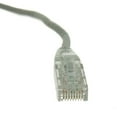 thumbnail image 2 of Slim Cat6a Gray Copper Ethernet Cable, 10 Gigabit, 500 MHz, Snagless/Molded Boot, POE Compliant, 25 foot, 2 of 5