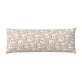 thumbnail image 2 of KLL Ultra Soft Microfiber Body Pillow Cover/Pillowcases 20"x54" with Hidden Zipper Closure-White Goose, 2 of 8