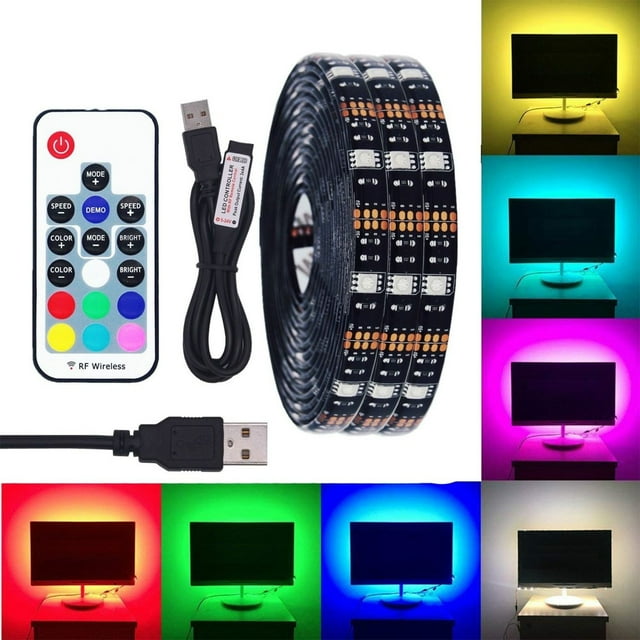 ISTAR 3 Meter Waterproof Super bright RGB USB LED Strip Colour Changeable Light